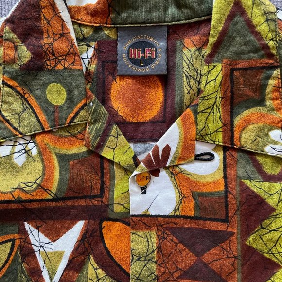 HiFi Manufacturing & World Domination Hawaiian Shirt (NWOT) - Picture 8 of 10